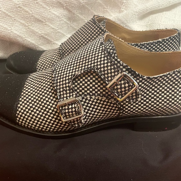 Office of Angela Scott Mr.Colin check size womens 39.5 EU /9 US - Picture 3 of 11